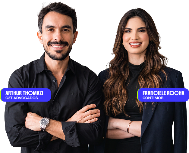 Arthur Thomazi e Franciele Rocha